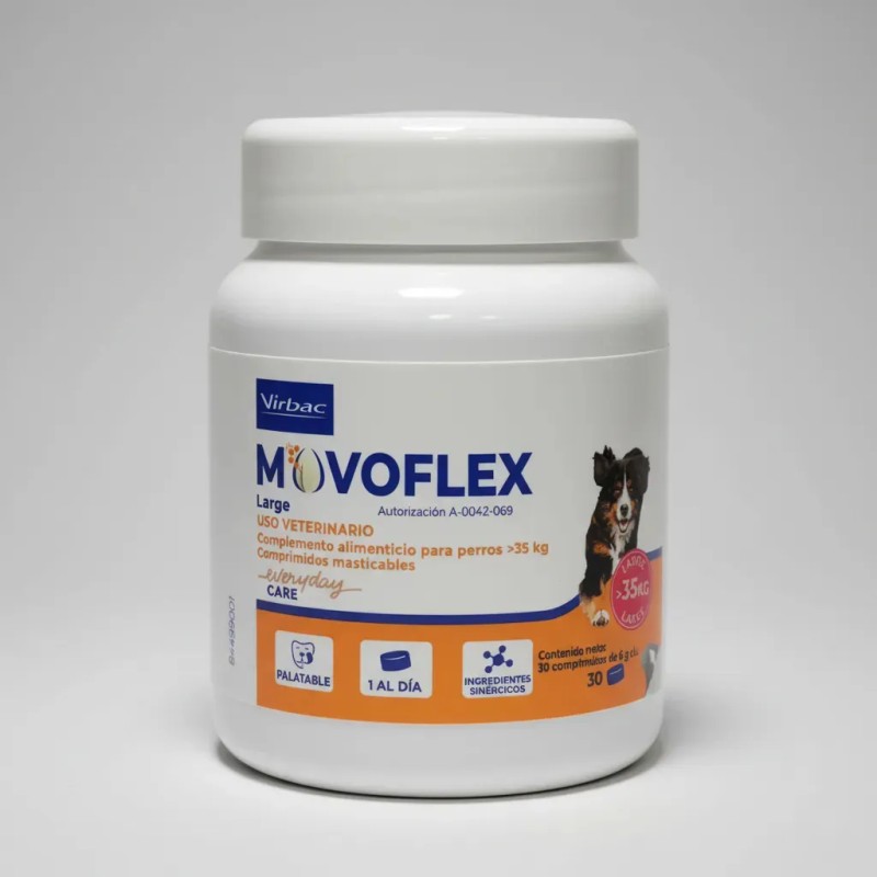 Movoflex 30 Chew Large Perros Mayores 35 Kg Salud Articular