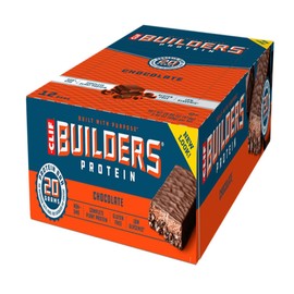 Cliff Bar Builder Bar, Chocolate, 2.40-Ounce (Pack of 12)