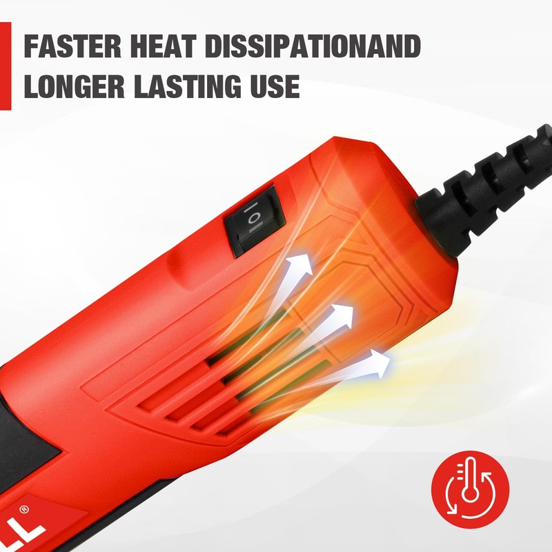 SHALL 350W Mini Heat Gun Set, Portable Hot Air Gun