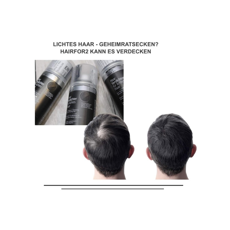 Hairfor2 100 ml Hair Thickening Hair Filler Hair Various Colours