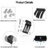 LEDOPPO LED Light Bar Mounting Brackets Kit - 2PCS Bottom