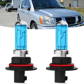 Halogen Headlights Fit For Nissan Pathfinder 1987-1999 Headlight Bulbs,9004/HB1 High/Low Beams Bright Front Light Combo Kit,Plug & Play,Pack of 2 (Nissan Pathfinder 1987-1999)