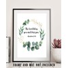 Numbers 6:24"The Lord Bless You and Keep You." Eucalyptus Botanical