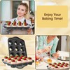 Tobeelec 2 Pack Mini Cheesecake Pans Removable Bottom 12 Cavity
