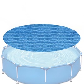 Cover for Swimming Pools - PE Kiddie Pool Cover Round | Dustproof Hot Tub Protective Lid for Outdoor Backyard Home Yard