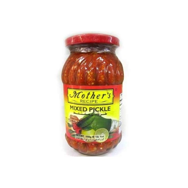 Mother's Recipe Mixed Pickle (Authentic Indian Taste) (Product of India) (1 lb 1 oz (500 gm))