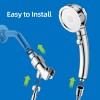 Vrqub High Pressure Handheld Shower Head with ON/OFF Pause Switch
