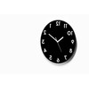 Reverse Wall Clock - Round Black - Funny Clock -