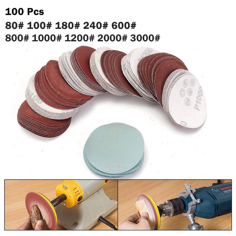 Wet and Dry Sanding Discs, Sandpaper Set, Water Sanding Discs