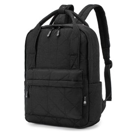 SUCIKORIO 40X30X10 Personal Item Travel Backpack Carry On Luggage Flight Approved Quilted Puffer 14'' Laptop Backpack Daypack