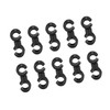 A ABSOPRO Bike Brake Cable Clip S Style Clamp Plastic