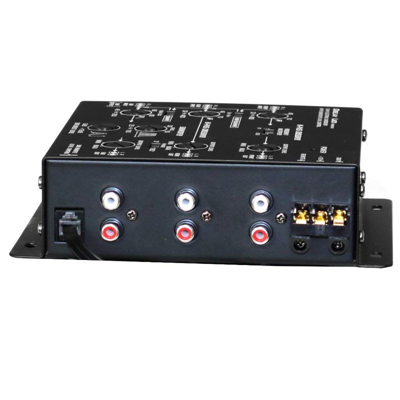 Deejay LED Vehicle Multi-Amplifier Crossover with RCA Inputs and Outputs