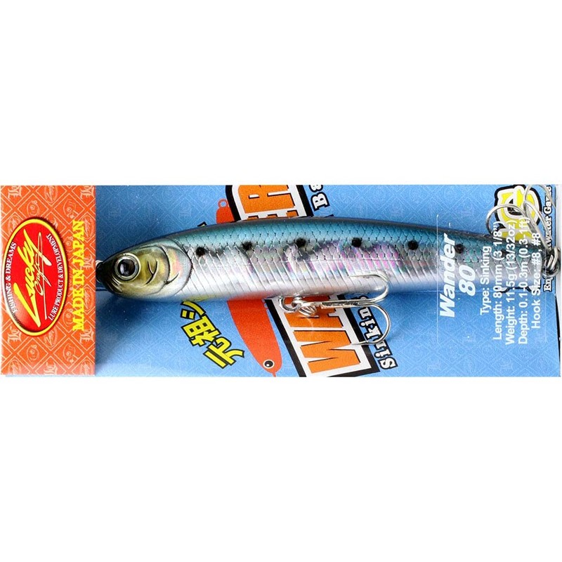 Lucky Craft Wonder 80 - Classic Color (0074 Metallic Sardine)