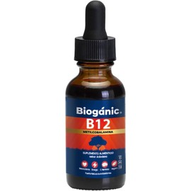 Suplemento Alimenticio Vitamina B12 Metilcobalamina L?quida Sublingual Sabor Ar?ndano 30ml 1 Pieza Apta para Veganos