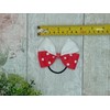 Pack Of 2 Red & White Polka Dot Satin Ribbon