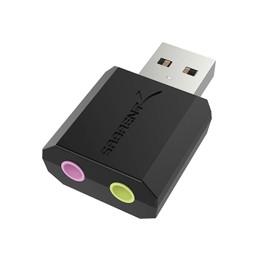 SABRENT SABRENT USB External Stereo Sound Adapter for Windows and Mac. Plug and Play No Drivers Needed. (AU-MMSA)