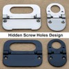2 Pack Flush Pull Handle, Hidden Recessed Door Handle for