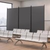 SEGAWE 3 Panel Room Divider 6Ft Folding Privacy Screen Freestanding
