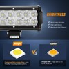 Nilight LED Light Bar 25Inch 162W Spot Flood Combo Off