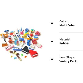 20 Pcs Iwako Assorted Back to School Gift Randomly Selected Eraser S-1050