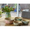 bamboo bowl, wooden round bowls, handmade wood fruit bowl sweet