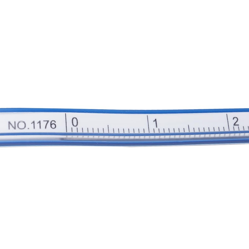 Laroal Flexible PVC Ruler 60cm Bendable Curve Ruler - Clearly