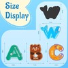 Felly Animal Alphabet ABC Fridge Magnets Educational Toy, 26 Magnetic