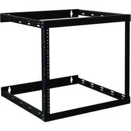Tripp Lite SmartRack SRWO8U22 Wall Mount Open Rack Frame Cabinet - Wall Mountable - Black - Steel - 150 lb x Maximum Wei