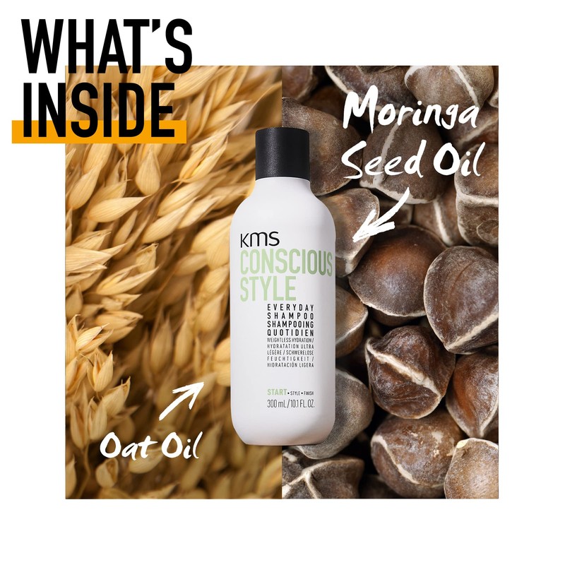 KMS CONSCIOUSSTYLE, Everyday Shampoo for All Hair Types, 300 ml