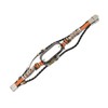 for Xiaomi Mi Band 7 Leather Strap Metal Snap Retro