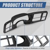 Auto Dynasty Gauge Cluster Instrument Panel Bezel Trim Compatible with