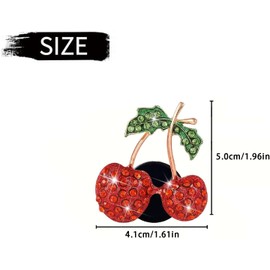 Red Cherry Car Air Vent Freshener Perfume Clip, Rhinestone Air Outlet Fragrance Perfume Clip Freshener, Car Decorations, Interior Accessories (Odor Random)(Ocean, lavender, cologne, peach)