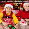 16 Pieces Christmas Stencils Template Reusable Christmas Painting Stencils for