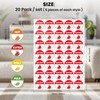 700 PCS Spicy Indicator Stickers 4 Level Chili Pepper Labels
