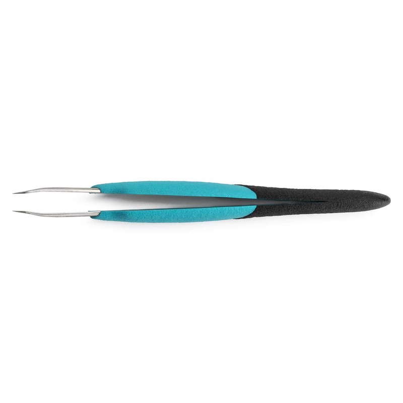 Weller Erem E5CSA Precision Tweezers, Curved 30°, relieved Fine Pointed