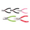 5Pcs Pliers Kit Diagonal Flat Nosed Bail Making Jewelry Pliers