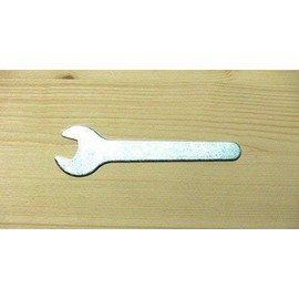 Flat Open-Ended Spanner SW 6, 7, 8, 10, 11, 12, 13, 14, 17, 19 mm, Galvanised Steel Open-Ended Spanner (SW 8-2x85)