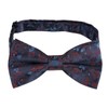 Alizeal Mens Floral Pattern Pre-tied Bow Tie, Pocket Square and