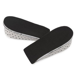 Breathable Memory Foam Height Increase Insole Invisible Increased Heel Lifting Inserts Shoe Lifts Shoe Pads Elevator Insoles for Men Women (1 Pair) (4.3cm height)
