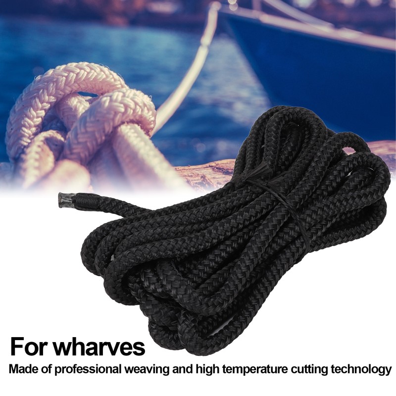 Nylon Rope Durable Fastened Stable Multifunction Berthing Rope for Wharf