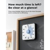 LIORQUE 19cm Visual Timer Large Timer for Classroom, 60 Minute