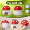 3D Red Mushroom House Reptile Hides and Caves, Reptile Hideout