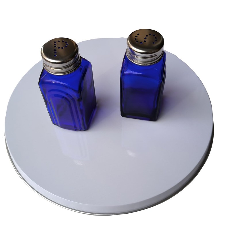 Ritadeshop Burner Covers for Electric Stove (White, Round 8/10'')