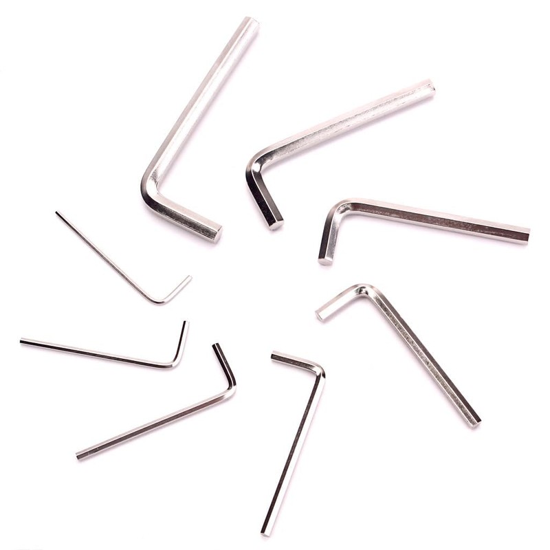 Domofa Guitar Allen Wrench,8Pcs Guitar Allen Key Wrench Set for