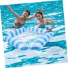 Kisangel Water Floating Mat Mesh Chair Foldable Inflatable Hammock for