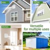 Aukivon 2 Pack 12''x12'' Aluminum Gable Vent with Replaceable Screen,