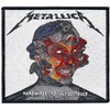Metallica Hardwired.to self-destruct Unisex Patch standard, 100% polyester,
