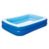 Blue Wave Family Inflatable Pool with Cover – 8.5-ft x