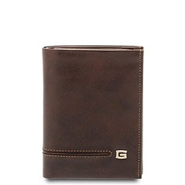GIUDI ® Mens Cowhide Genuine Leather Wallet with Coin Pocket, T.moro/Palude, Retro