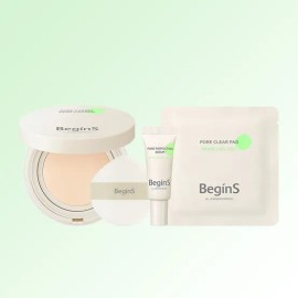 Jeongsaemmul 비긴스 바이 정샘물 포어 케어링 메쉬 쿠션 본품 15g SPF50 PA 클리어_GIFT